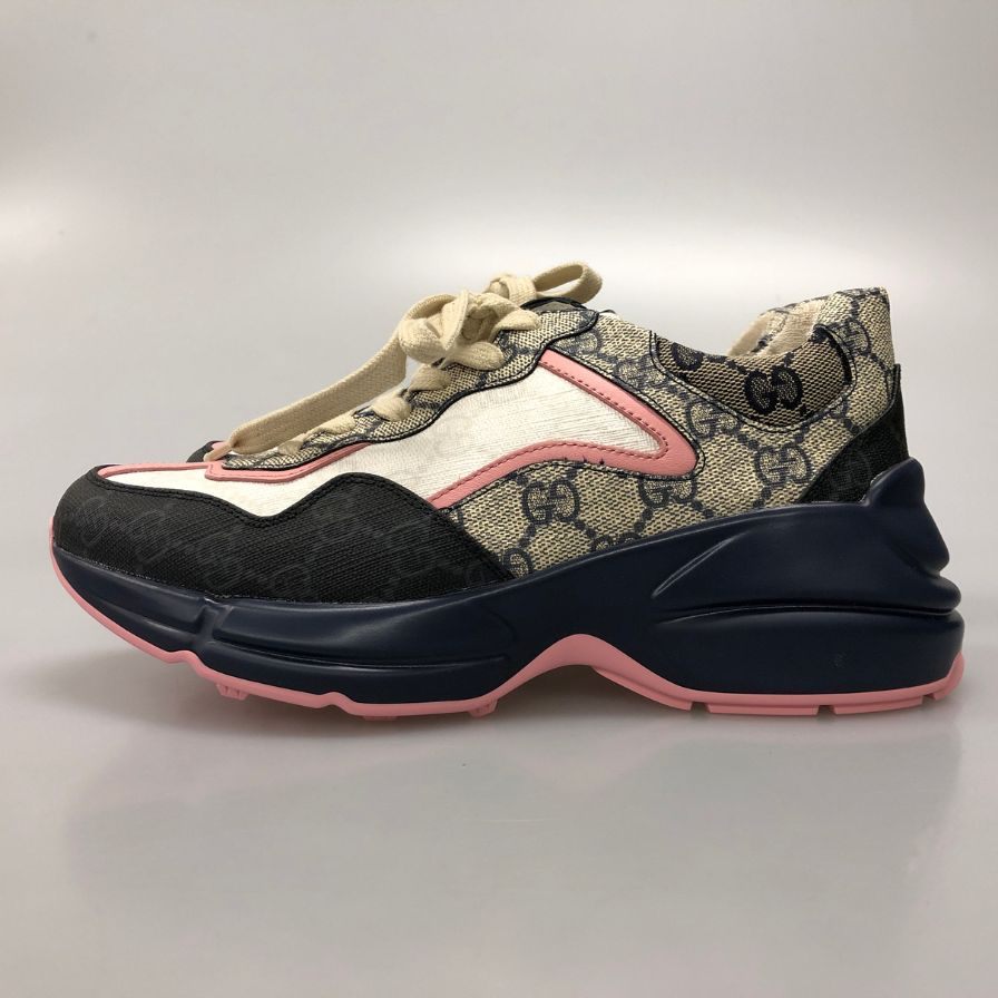 グッチ ローカットスニーカー ライトン GGスプリーム マルチカラー レディース サイズ36 GUCCI 約23.0cm【AFD14】