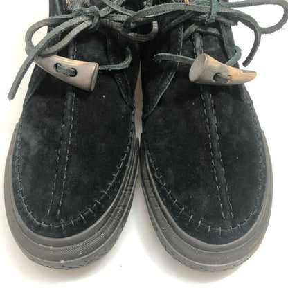 バンズ ボルト タカハヤシ ノマド スエード×ハラコ コンビ チャッカ メンズ サイズUS8.5 ブラック vans vault taka hayashi nomad 約26.5cm【AFD14】
