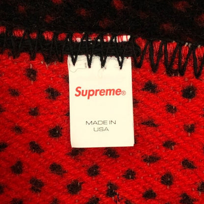シュプリーム ブランケット ケイト モス USA製 ウール レッド  Kate Moss Blanket Supreme【AFI28】【中古】