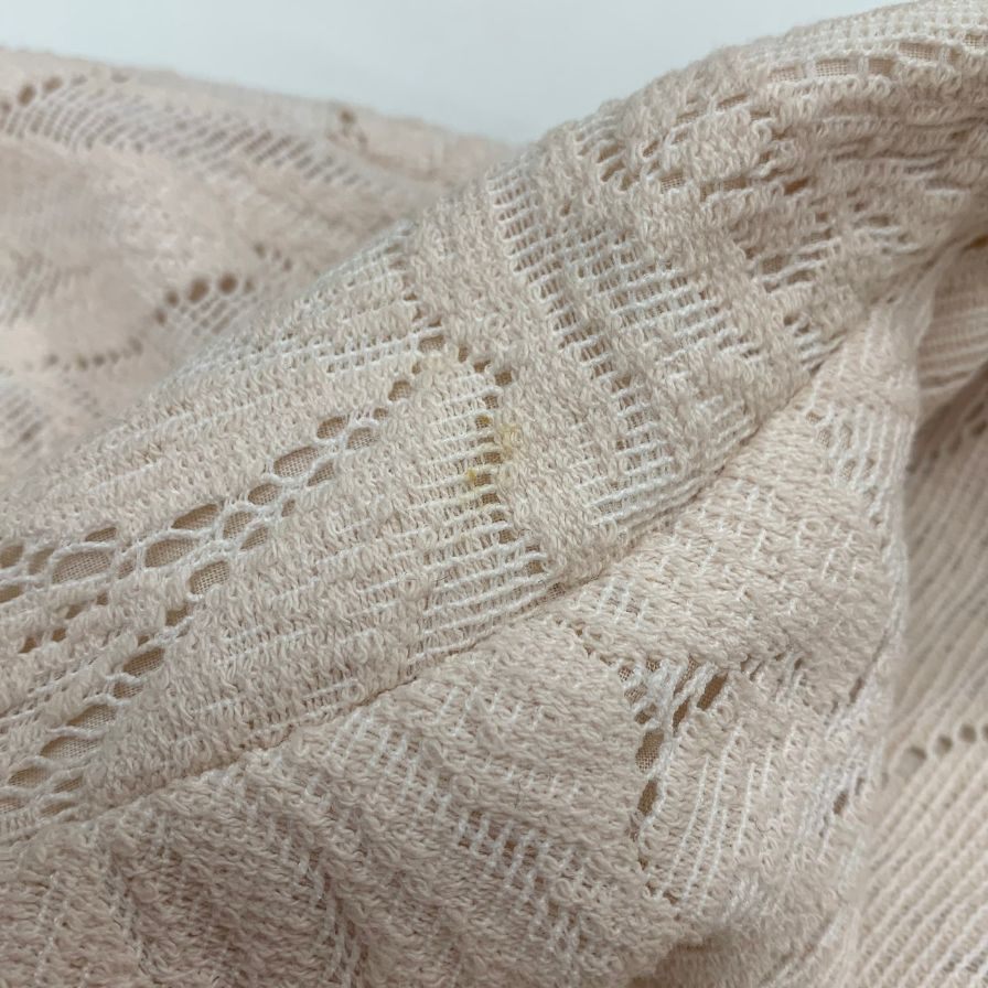 美品◆クラネ カーテンレーススリットシャツ コットン ベージュ レディース サイズ1 14122-4062 CLANE 【AFB12】