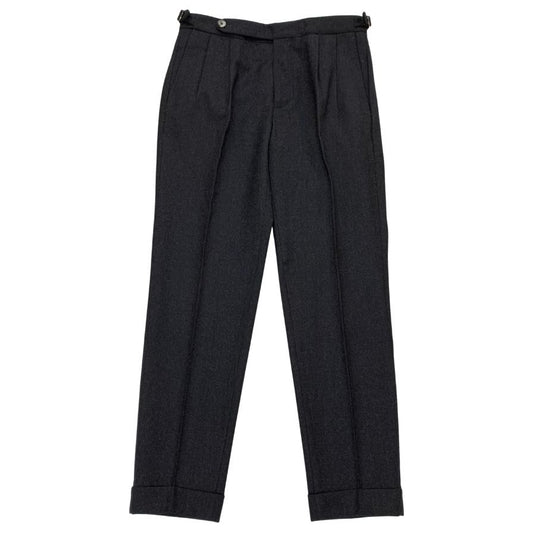 ジーティーアー COMFORT コンフォート スラックス テーパード ウール メンズ サイズ46 ダークグレー IL PANTALONE GTA 【AFB42】