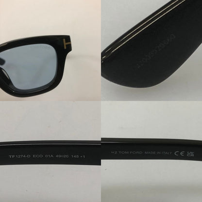 トムフォード  メガネ サングラス   TF1274-D ECO 01A 49□20 ブラック TOM FORD【AFI22】