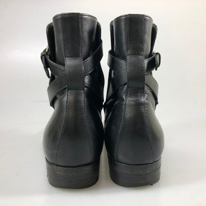 サンローラン ジョッパーブーツ 443200 エディ期 カーフ ブラック サイズ42 メンズ SAINT LAURENT 約27.0cm【AFC47】