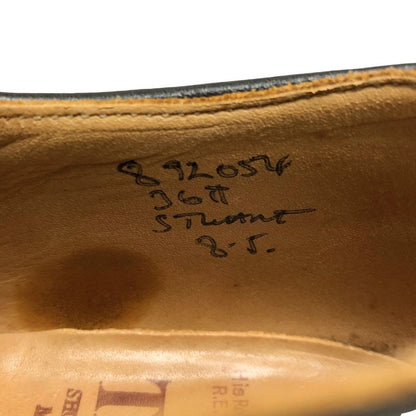 トリッカーズ レザーシューズ Uチップ 3617 レザー ブラック メンズ サイズ 8.5 TRICKER'S STUART 約27.0cm【AFD14】
