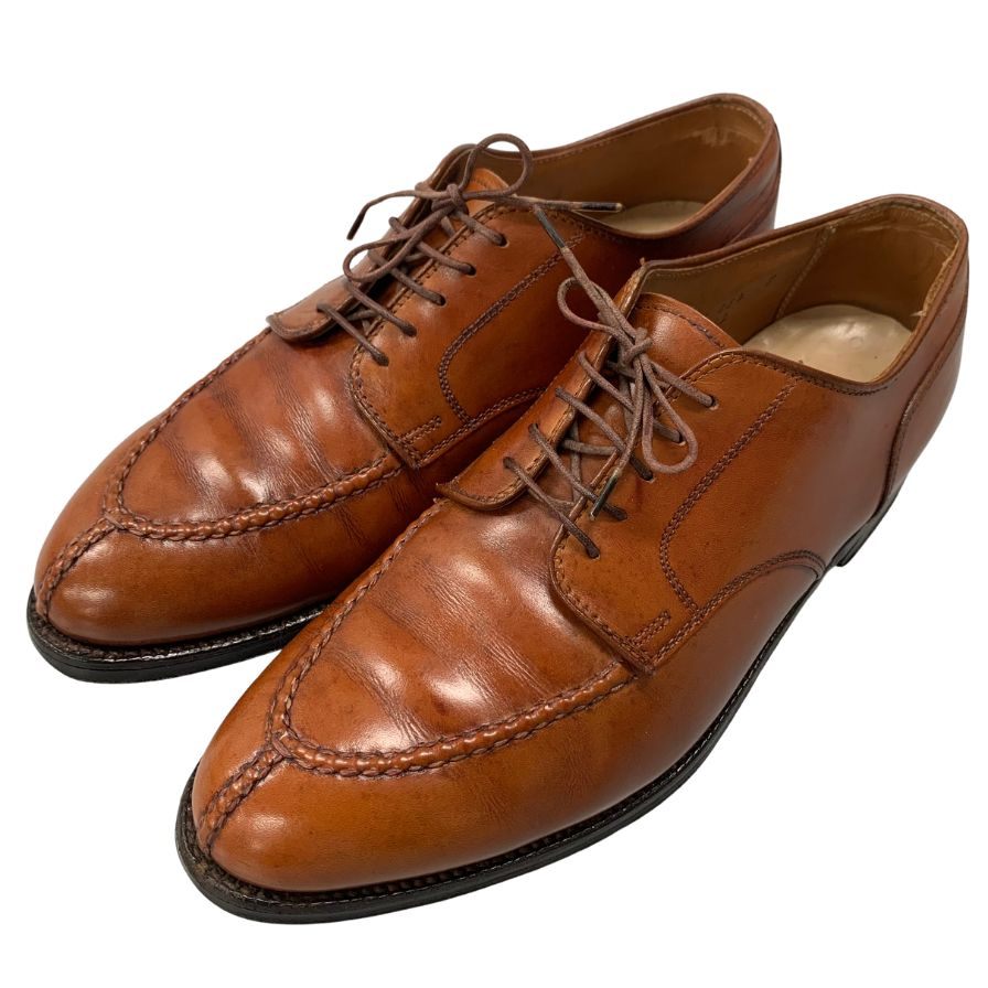 オールデン レースアップシューズ 962 スプリットトゥ カーフ ブラウン メンズ サイズ7.5 Alden 約25.5cm【AFC4】