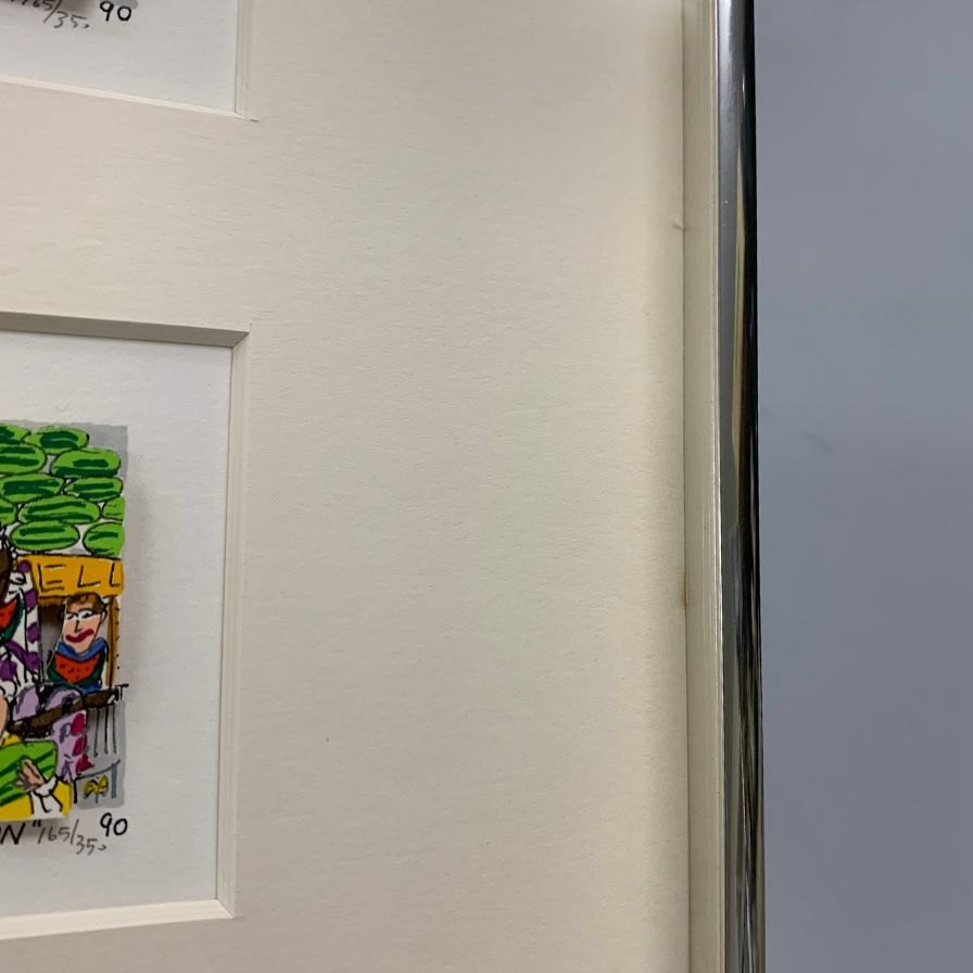 ジェームス リジィ 3D  シルクスクリーン james rizzi【AFE13】【中古】