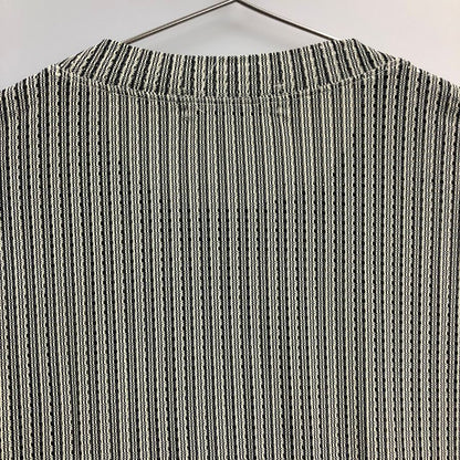 美品◆イッセイミヤケマン 半袖プリーツTシャツ グレー サイズM ISSEY MIYAKE MEN 【AFB43】