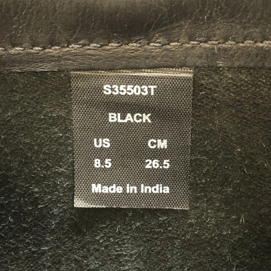 ショット エンジニアブーツ ショート レザー S35503T ブラック US8.5 SCHOTT 約26.5cm【AFD13】