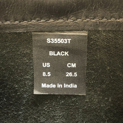 ショット エンジニアブーツ ショート レザー S35503T ブラック US8.5 SCHOTT 約26.5cm【AFD13】