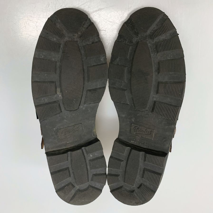 パラブーツ レザーシューズ ダブルモンクストラップ ウィリアム グレインレザー サイズUK7.5 ブラウン Paraboot WILLIAM 約26.5cm【AFD12】
