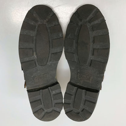 パラブーツ レザーシューズ ダブルモンクストラップ ウィリアム グレインレザー サイズUK7.5 ブラウン Paraboot WILLIAM 約26.5cm【AFD12】