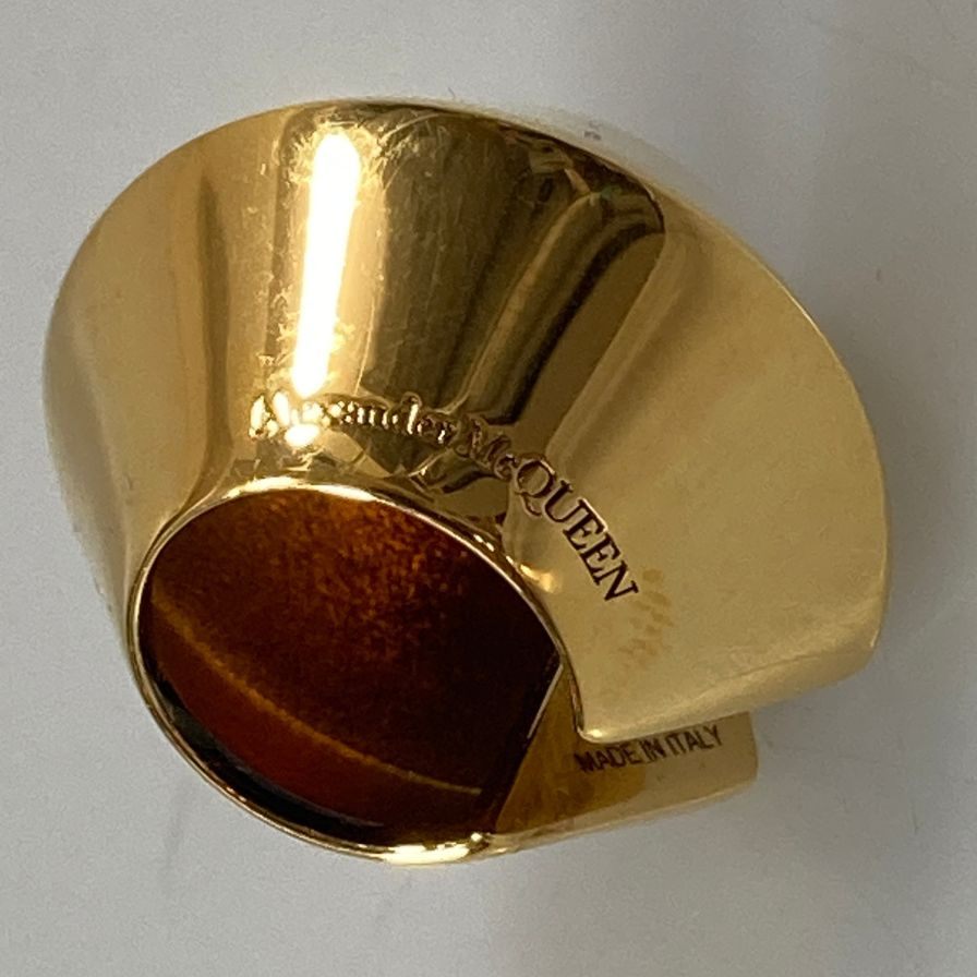 アレキサンダーマックイーン イヤーカフ ゴールドカラー MADE IN ITALY Alexander McQueen【AFI4】