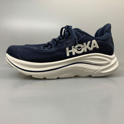 ホカオネオネ スニーカー クリフトン10 ワイド ネイビー サイズ25.5㎝ 1162032-NWT HOKA ONE ONE 約25.5cm【AFC8】