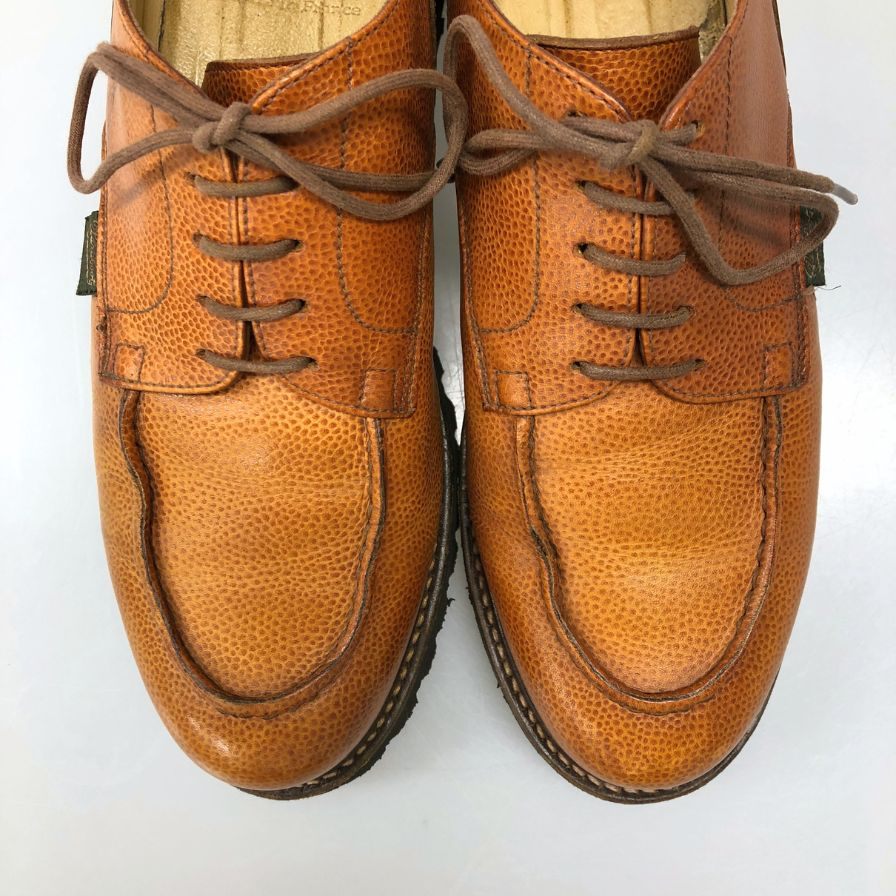 Paraboots パラブーツブラウンレザー ローファー サイズ5 パラブーツ ローファー シャンボード グレインレザー メンズ