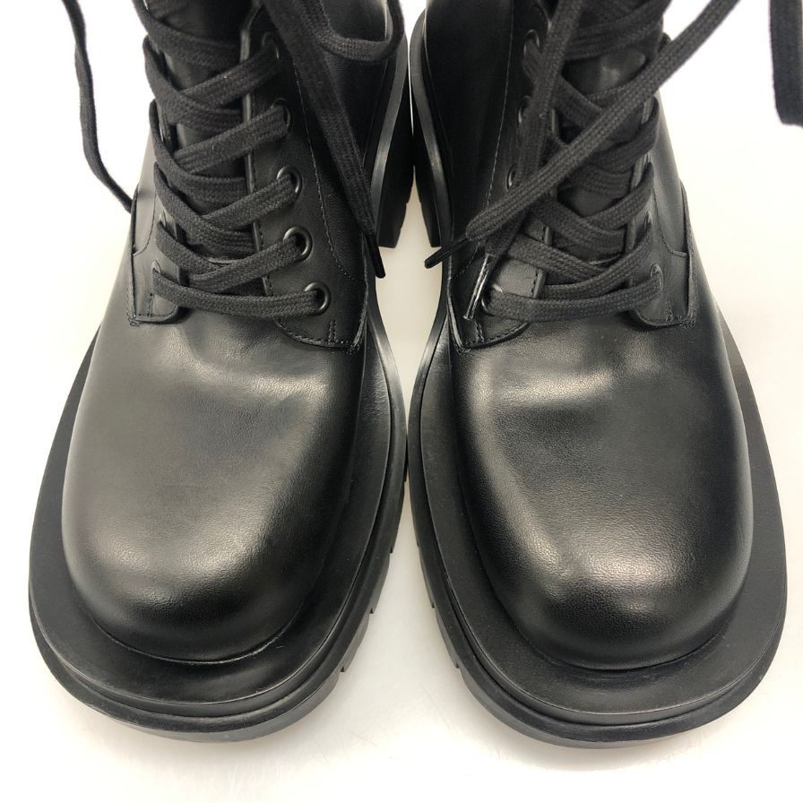 ボッテガヴェネタ ブーツ LUG ANKLE ブラック サイズ36 レディース BOTTEGA VENETA 約22.5cm【AFD9-2】