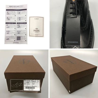 チャーチ レザーシューズ チェットウィンド サイズ8 メンズ ブラック Church's CHETWYND ビジネスシューズ 約26.5cm【LA】【中古】