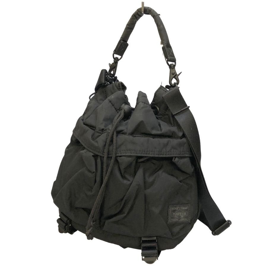 ポーター  αゲル センシズ 2way ショルダーバッグ メンズ ブラック PORTER αGEL【AFE10】