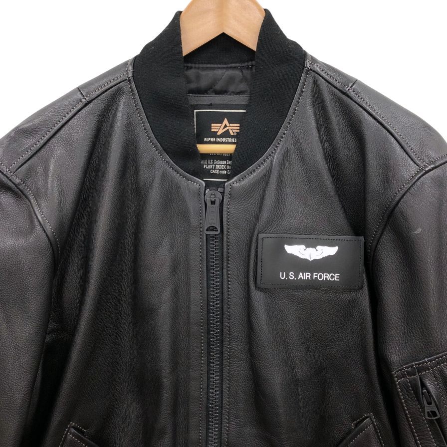 アルファインダストリーズ　MA-1 本革　レザー　L 楽天市場】alpha ma－1 leatherの通販