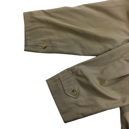 中古◆バーバリー バルカラーコート 旧タグ イングランド製 ライナー付き カーキ メンズ サイズ165 Burberry 【AFA15】