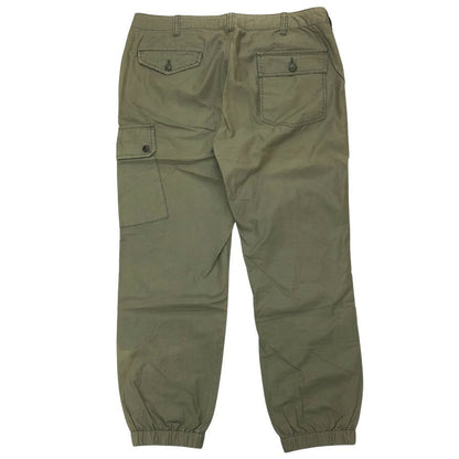 サージュデクレ カーゴパンツ 裾リプ ジョガータイプ メンズ サイズL カーキ SAGE DE CRE 【AFB35】