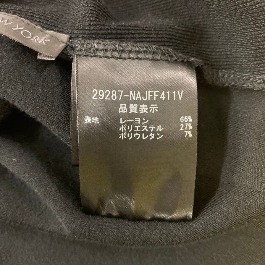 極美品◆フォクシー ニューヨーク ロングカーディガン レーヨン 29287-NAJFF411V ブラック レディース サイズ38 FOXEY NEW YORK 【AFB9】