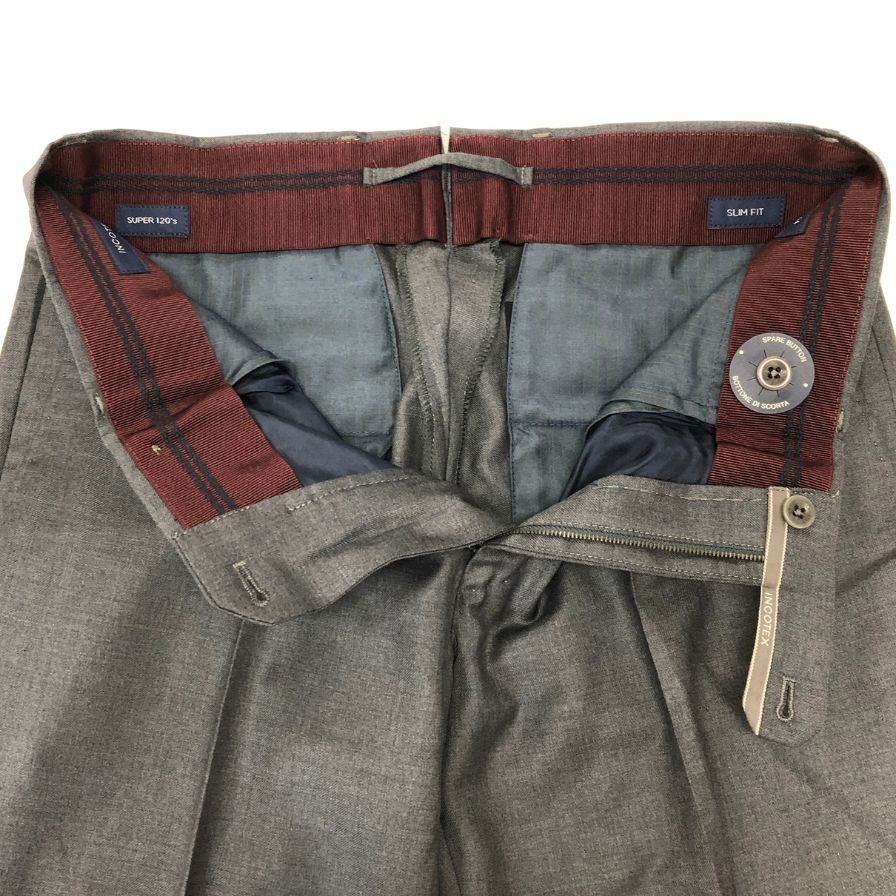 インコテックス  スラックス パンツ ウール100%  SLIM FIT メンズ グレー サイズ44 Incotex 【AFB40】