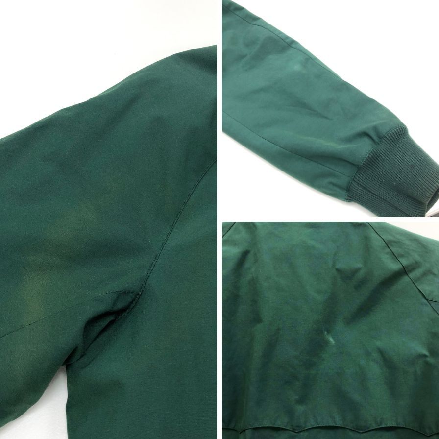 中古◆バラクータ ブルゾン ハリントンジャケット G9 スウィングトップ メンズ グリーン サイズ36 BARACUTA 【AFB3】