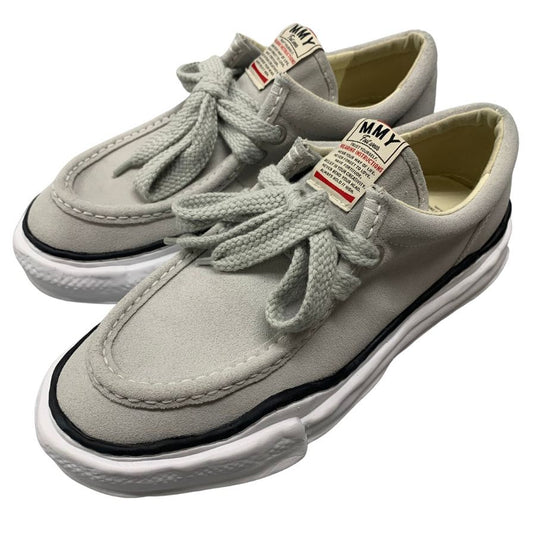 メゾンミハラヤスヒロ スニーカー OGソール スエードモカシン A06FW713 グレー メンズ サイズ44 Maison MIHARA YASUHIRO 約27.5cm【AFD3】