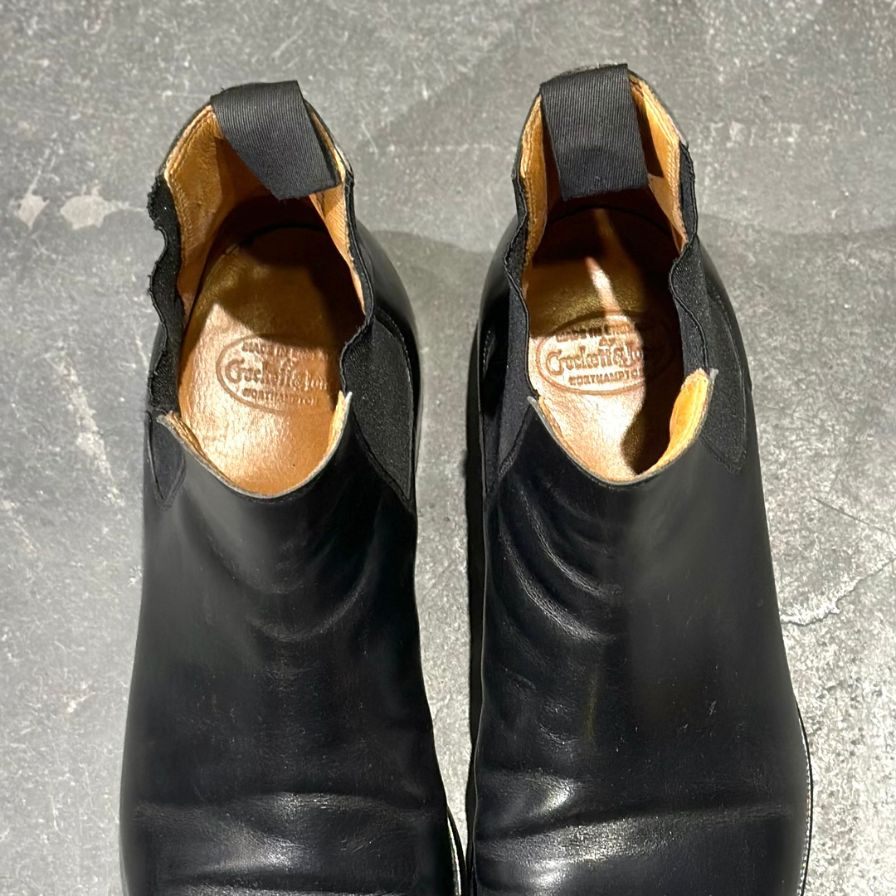 クロケット&ジョーンズ サイドゴアブーツ カウドレイ ブラック  メンズ サイズUK8.5D CROCKETT&JONES ブーツ 約27.0cm【LA】【中古】
