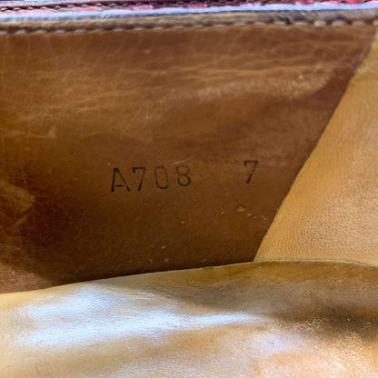 ベルルッティ ローファー A708 オルガ期 ダンディ ソバージュ バーガンディ  サイズ7 Berluti 約25.5cm【AFC31】