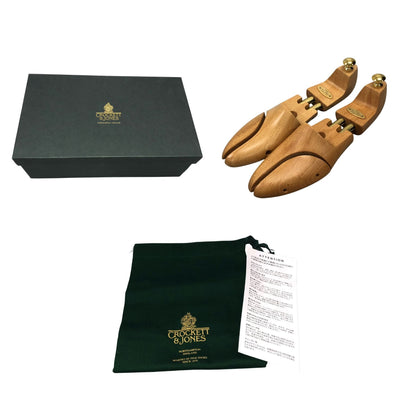 クロケット&ジョーンズ ローファー MAINE ビームスF別注 ダークブラウンカントリーカーフ サイズ5E ブラウン CROCKETT&JONES ローファー 約24.0cm【LA】【中古】