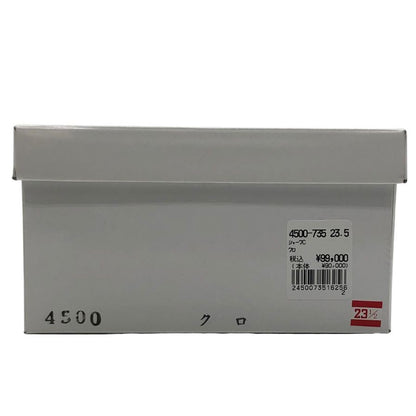 新宿屋 レザーパンプス シャーク 4500-735 ブラック 23.5㎝ レディース shinjukuya 約23.5cm【7-18】