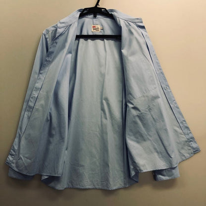 極美品◆トラディショナル ウェザーウェア 長袖シャツ サックスブルー メンズ サイズM Traditional Weatherwear 【AFF20】