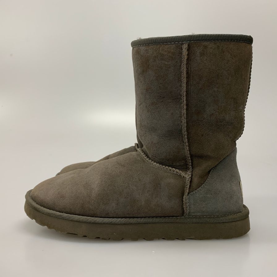 アグ クラシック ショート シープスキン ムートンブーツ SN 5800 メンズ US10 グレー UGG 約28.0cm【AFC35】