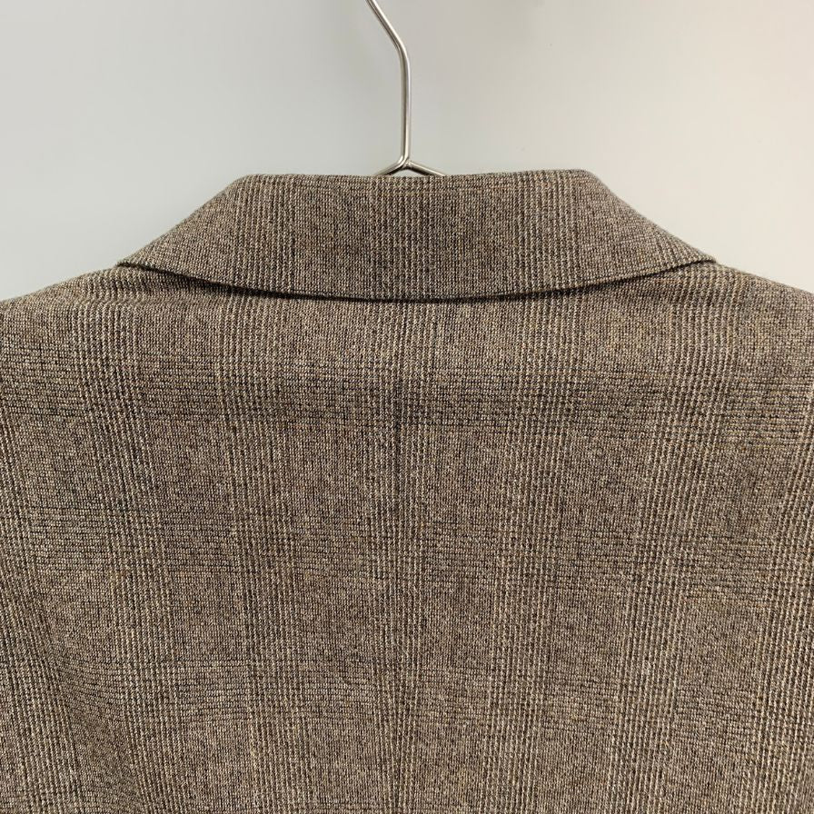 プラダ スーツ 3B センターベント チェック メンズ アイズ48R PRADA【AFB13】