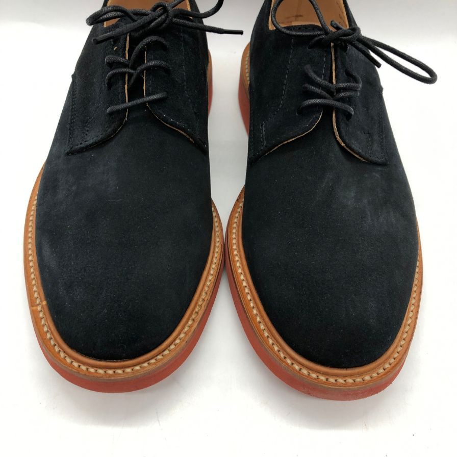 マーク マクナイリー スウェード ストレートチップ ネイビー サイズ6 メンズ MARK MCNAIRY 約25.0cm【AFD13】