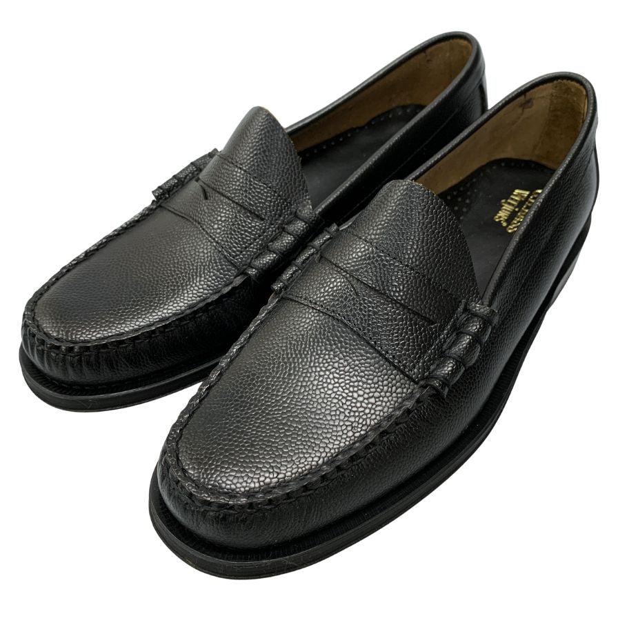 ジーエイチバス ローファー ウィージャンズ ラーソン シボレザー  サイズ9.5 メンズ ブラック G.H.Bass&Co. WEEJUNS LARSON ローファー 約28.0cm【LA】【中古】