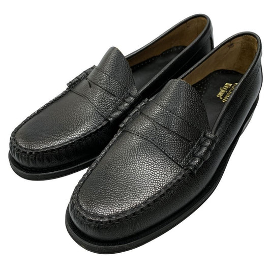 ジーエイチバス ローファー ウィージャンズ ラーソン シボレザー  サイズ9.5 メンズ ブラック G.H.Bass&Co. WEEJUNS LARSON ローファー 約28.0cm【LA】【中古】