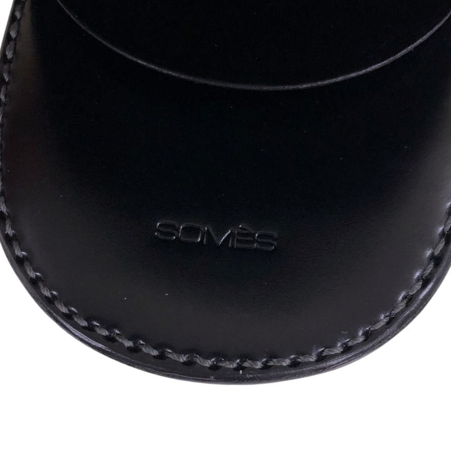 ソメスサドル コインケース 馬蹄型 コードバン ブラック メンズ SOMES SADDLE
