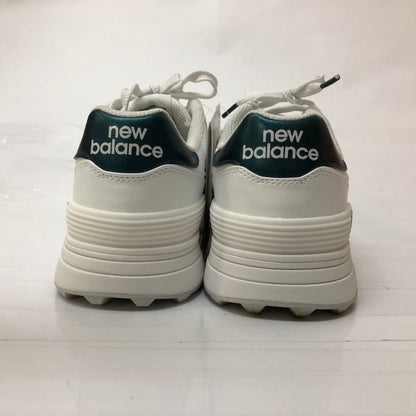 ニューバランス ゴルフ シューズ 574 スパイクレス ホワイト サイズ26cm メンズ New Balance 約26.0cm【AFD12】