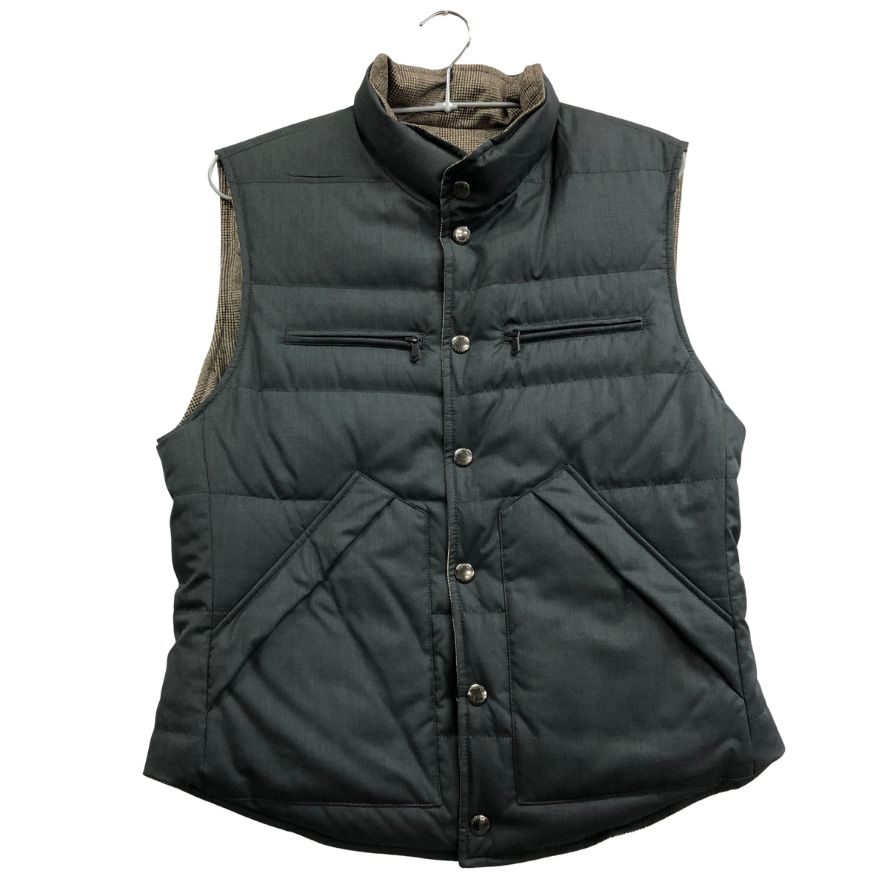 美品◆ジリー リアルファー ライナー付き カシミヤ混 ジャケット ベージュ メンズ サイズ48 ZILLI 【AFB3】
