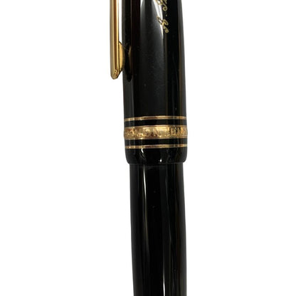 中古◆モンブラン 万年筆 マイスターシュテュック 4810 ペン先14K ブラック ゴールド MONTBLANC MEISTERSTUCK【AFI12】