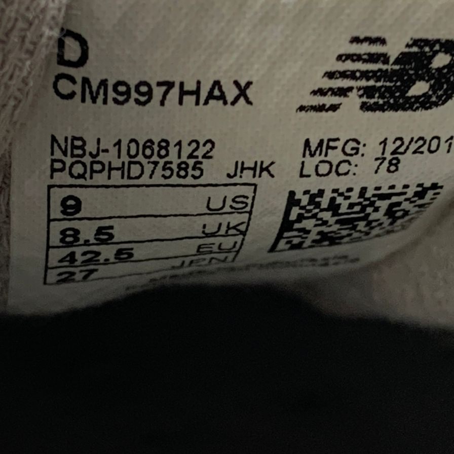 ニューバランス スニーカー 997H ネイビー メンズ サイズ 27.5cm New Balance 約27.5cm【AFC31】