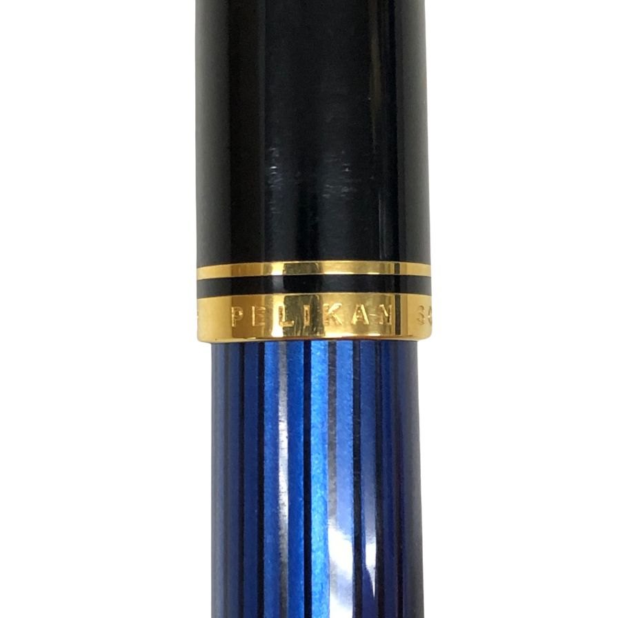 ペリカン 万年筆 スーベレーン 青縞 ブルーストライプ ペン先14C-585 PELIKAN Souveran【AFI9】