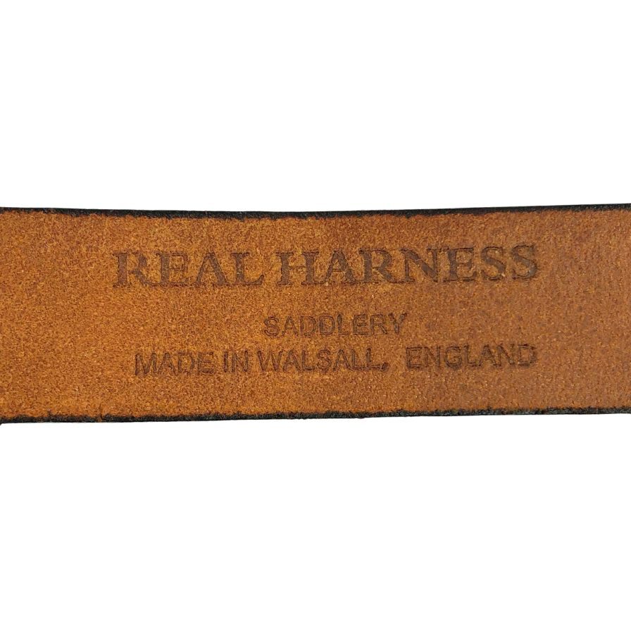 リアル ハーネス レザーベルト ブラウン ゴールド金具 REAL HARNESS【AFI17】