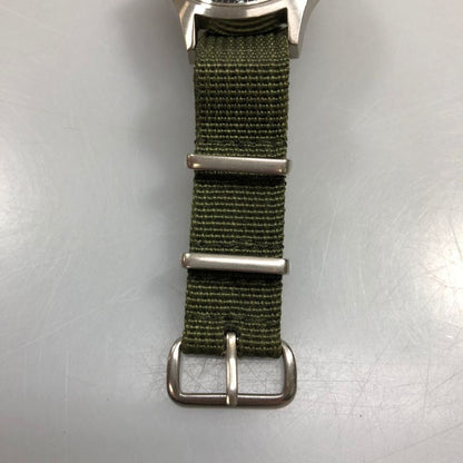 タイメックス ミリタリーウォッチ 腕時計  ビームス コラボ  3針 ブラック文字盤    TIMEX【AFI12】【中古】