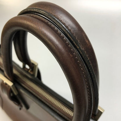 万双 ブリーフケース シモーネ 天ファスナー ブラウン系 メンズ レザー【AFE6】