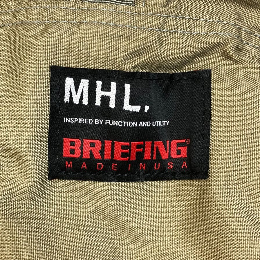 ブリーフィング マーガレットハウエル別注 バックパック コーデュラナイロン カーキ メンズ BRIEFING×MHL.【AFE4】