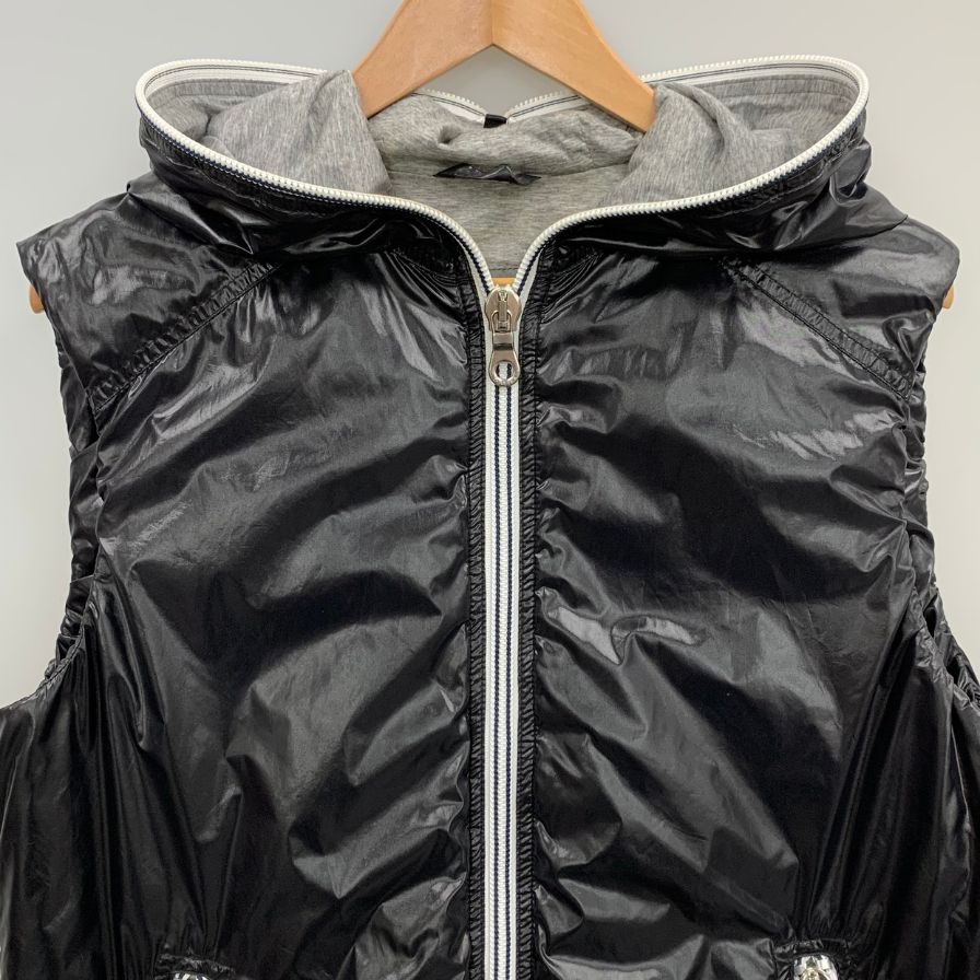 中古◆デュベティカ キルティング ダウンベスト パーカー切替 01816191 メンズサイズ 48 DUVETICA 【AFB35】