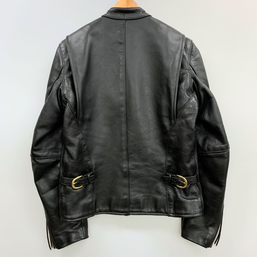 中古◇バンソン シングルライダース タイプB ブラック サイズ38